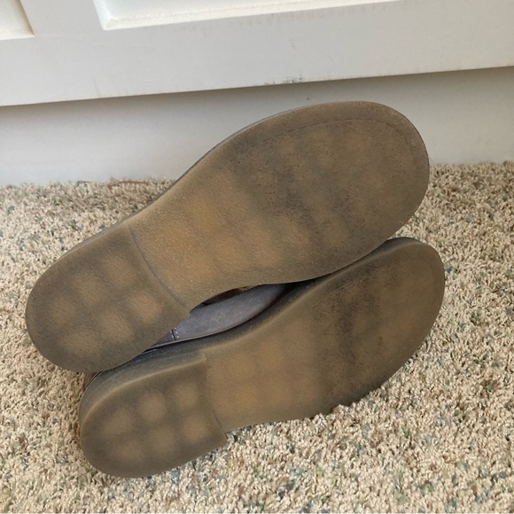 Bueno Free People Suede Chelsea Boots Purple & Cream Sz 39 - Picture 9 of 11